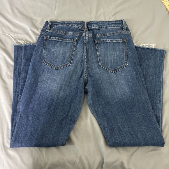 Clingers Women's Juniors Size 15 Raw Hem Jeans - Picture 6 of 7